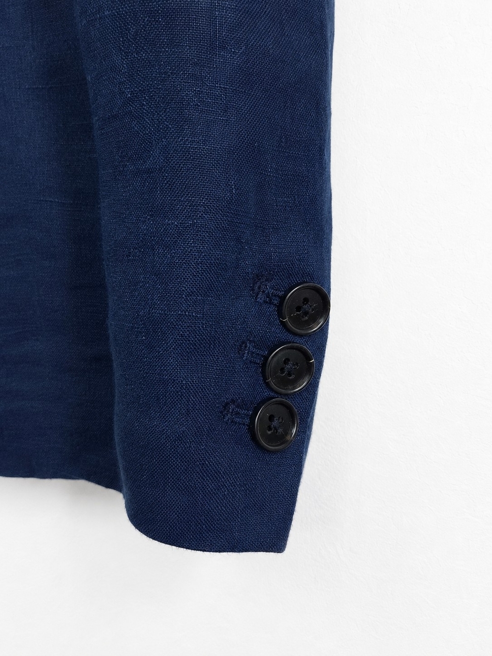Quince 100% European Linen Blazer Deep Navy Unstructured Career Jacket L - Picture 2 of 12